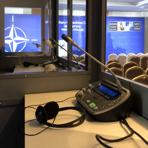 Simultaneous interpreting equipment in Moscow and St. Petersburg
